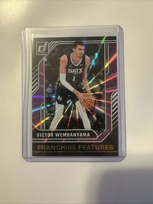 2024-2025  Panini Donruss Purple Laser Victor Wembanyama Franchise Features /99 - Image 1 of 4