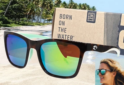 Gafas de sol COSTA DEL MAR brillantes tortuga/verde espejo PANGA polarizadas 580P ¡NUEVAS! Foto 1 de 4