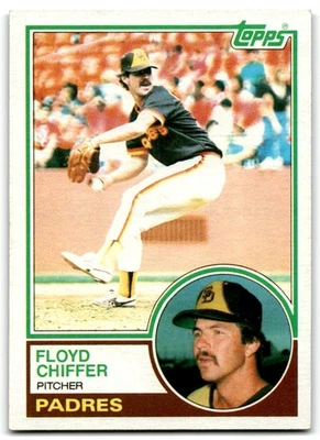 1983 Topps Floyd Chiffer Rookie San Diego Padres #298 - Image 1 of 2