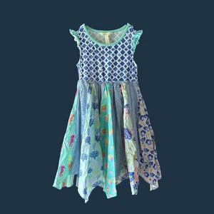 Matilda Jane Seahorse Cutie Trapeze Swing Dress~ Size 6 - Picture 1 of 3