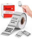 Clear Sticker Paper 1.57" x 2.36" for Thermal M110S M220 M200 M120 M110 M221 ...