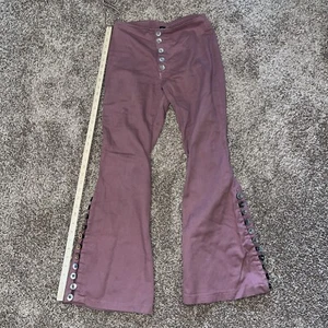 Vintage 1970s Wayne Rogers Bellbottoms Pants - Mauve - Picture 1 of 7