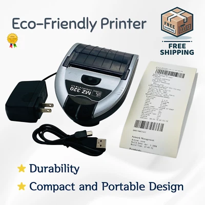 Runderneuert Zebra MZ320 Handy Thermal Empfang Label Drucker 203 Dpi Bluetooth - Bild 1 von 4
