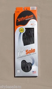 Insoles Sorbothane Sorbo cushion comfort insert Classic Full Sole NEW size A - Picture 1 of 4