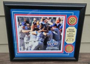 Highland Mint 2010 RANGERS World Series Champs Medallion PICTURE 31/2010 BB4 - Picture 1 of 7