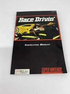 Race Driven (SNES Nintendo, Manual Only) - Picture 1 of 2
