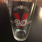 Retired Victory 20 Year Anniversary Pint Beer Glass- 2016 Glass!