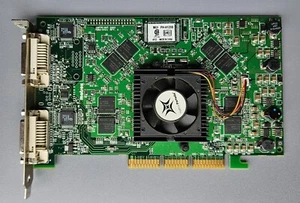 Matrox Parhelia PH-A128B / 128MB AGP Grafikkarte – Dual DVI - Afbeelding 1 van 3