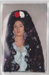 Embroidered Spanish Folklore Black Sequin Headpiece - Picture 1 of 2