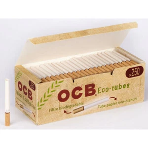 OCB Organic ECO-Tubes (16 x 250) Filterhülsen Zigarettenhülsen Hülsen - Bild 1 von 1