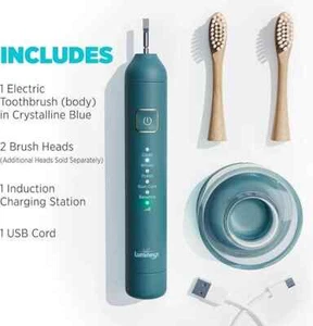 Lumineux Toothbrush for Adults Bamboo Heads (New Sealed Blue) - Picture 1 of 5