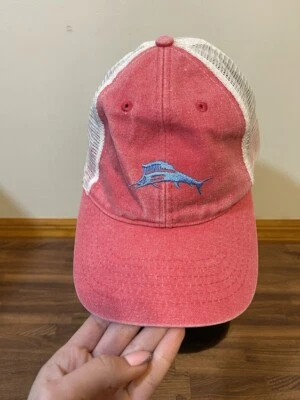 Tommy Bahama - Marlin Logo - Mesh Back StrapBack Trucker Hat OSFM - Image 1 of 4