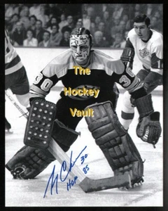 Boston BRUINS Gerry CHEEVERS #30 Signed EERY Custom LAB 8X10 AWESOME Holo & COA - Picture 1 of 1