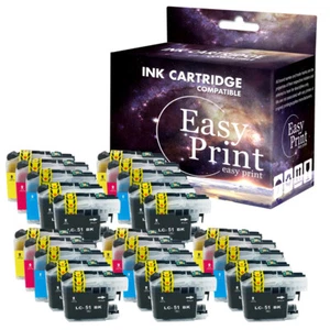 Cartucho de tinta 25PK LC51 compatible con Brother MFC-665CW MFC-860CDN MFC-480CN MFC-5460CN - Imagen 1 de 1