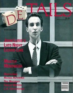 Details Magazine February 1990 INXS Michael Hutchence John Lurie Blues Traveler - Picture 1 of 2