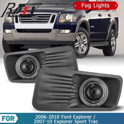 For 2006-2010 Ford Explorer 2007-10 Explorer Sport Trac Fog Lights Set 2Pcs - Image 1 of 4
