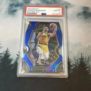 2022-23 Panini Select - Andrew Nembhard #77 Blue Die Cut Rookie (RC) PSA 10 POP3 - Picture 1 of 3