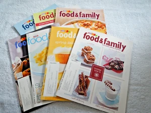 VINTAGE - LOT OF 7 - KRAFT FOOD & FAMILY - RECIPES - 2004 - 2007 - 2008 - 2009 - Picture 1 of 10