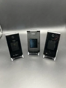 Lot of 3 Working Flip Phones LG & Orbic - LG-VN210 Read Notes for Details - Picture 1 of 9