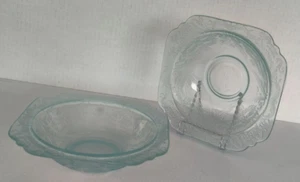 Set of 2 1930's Federal Glass Jam/Jelly Bowls - Picture 1 of 5