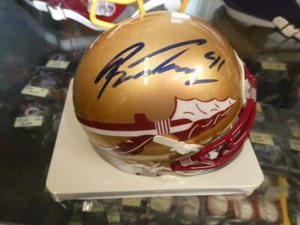 Mini casco firmado por Ronald Darby Florida St/Eagles certificado de autenticidad - Imagen 1 de 1