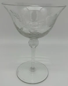 Liquor Cocktail Glass~Clear Cut Glass~Daube by Colony~USED~Coupe Glasses - Picture 1 of 8