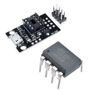 Mini ATTINY85 Micro USB Development Programmer Board for Tiny85-20PU DIP-8 IC - Picture 1 of 30