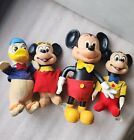 Disney Toy Dolls Disneyana Antique Mickey, Minnie, Donald Duck. Made In Japan. 
