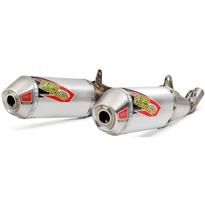 Pro Circuit T-6 Dual Slip-On Mufflers for Honda CRF450R '19 0111945A2 - Imagem 1 de 4
