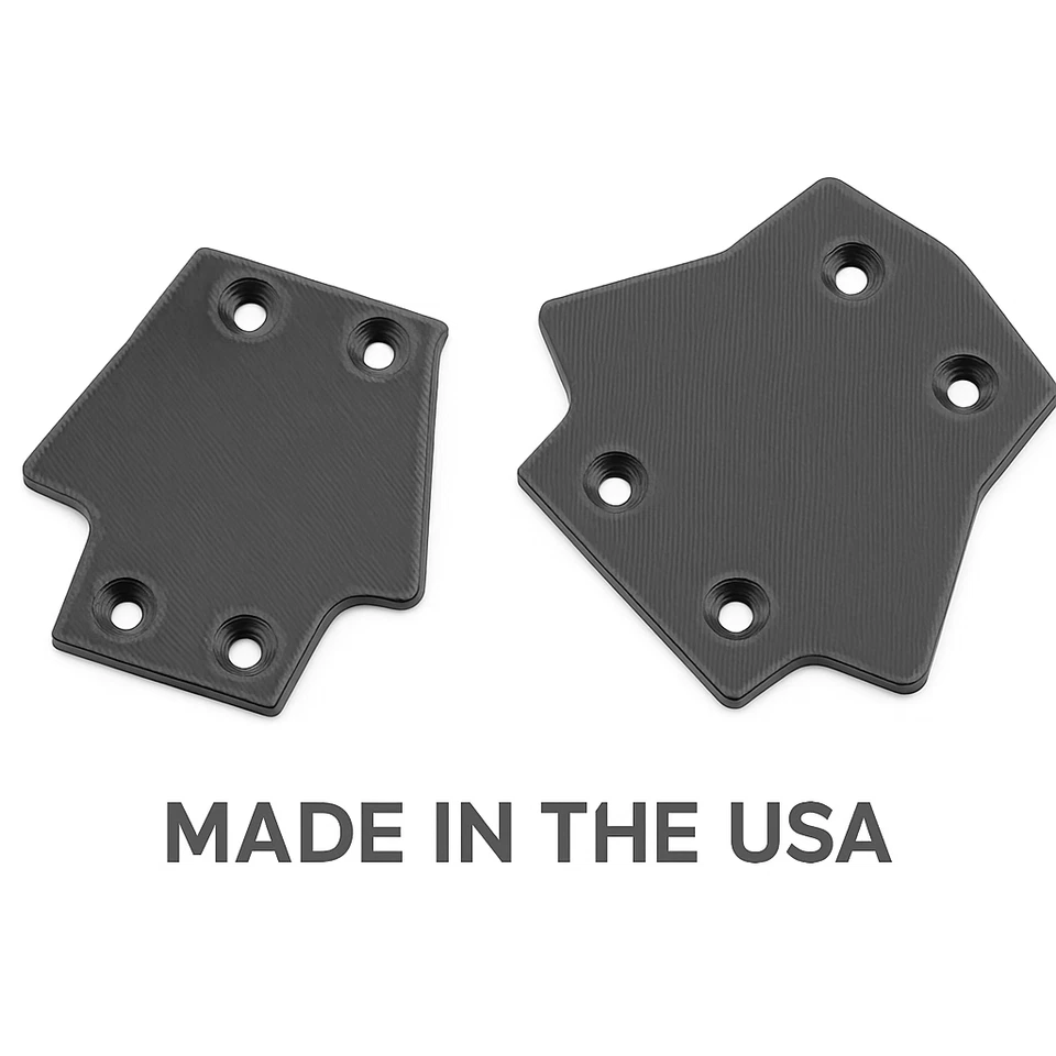 Front & Rear Skid Plates for Losi TLR 8ight 1/8 Buggy Truggy - Made in USA - Image 1 of 1