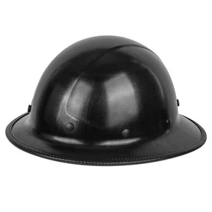 Fiberglass Full Brim Hard Hat OSHA & ANSI Rated Fiber Hardhat for Men with Br... - Picture 1 of 9