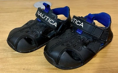 Nautica Pearl 3 Black Size 7 Toddler Closed Toe Water Sandals - Image 1 of 3