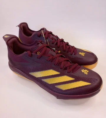 Adidas Men's Adizero Electric+ Arizona State ASU PE Baseball Cleats Sz 10 JQ8528 - Image 1 of 4