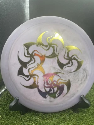 NEW Discmania Swirly S-Line FD 175g RARE. Multi mini HUK stamps, super swirly  - Image 1 of 2
