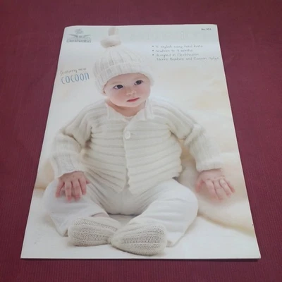 Cleckheaton #951 Knitting Pattern book - Bambino & Cocoon 4plys - 8 designs 0-9m - Image 1 of 4