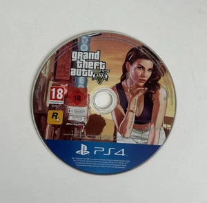 GTA 5 GRAND THEFT AUTO V VIDEO GAME - SONY PLAYSTATION 4 PS4 SOLO DISCO - Foto 1 di 2