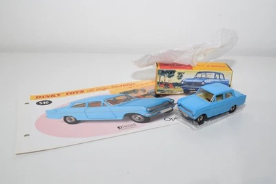 B91 1:43 ATLAS DINKY TOYS 540 OPEL KADETT BLUE MIB + LEAFLET - Image 1 of 4