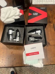 2 (Pack of 2) LASFIT L1plusH8/9/11 LED Headlight Bulb 6000K - Picture 1 of 4