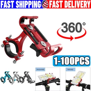 360° Aluminum Motorcycle Bike Bicycle GPS Cell Phone Holder Handlebar Mount LOT - Picture 1 of 15