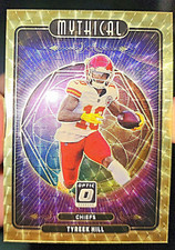 🌟1/1 Tyreek Hill 2021 Donruss Optic Mythical Gold Vinyl Prizm INSERT MINT