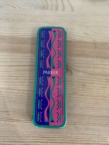 Parker Vector Fountain and Ball Point Pen in Color Tin