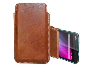 caseroxx Business-Line Case for Wiko Lenny in brown made of faux leather - Picture 1 of 4