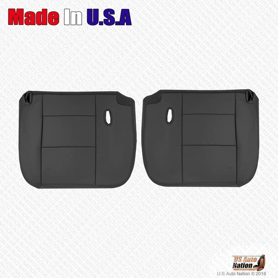 Ford Crown Victoria 2003 2004 2005 cubierta inferior de cuero negra para conductor y pasajero Foto 1 de 4