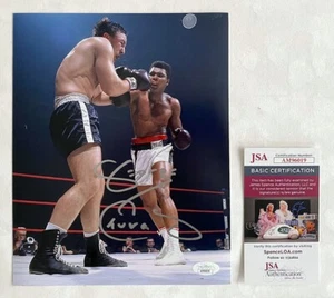 George Chuvalo vs Muhammad Ali Signed 1966 MLG 8x10 Fight Photo With JSA COA - Picture 1 of 2