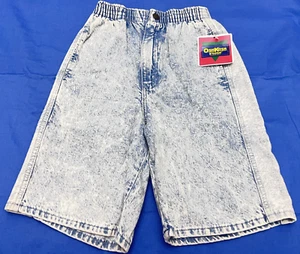 Vintage OshKosh Bgosh Shorts Size 10 Acid Wash Wash Denim NWT - Picture 1 of 5