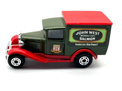 Matchbox MB38 Model A Ford Van John West Salmon Mint in PVC Display Box - Image 1 of 4