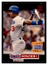 1994 Stadium Club #390 RAUL MONDESI Los Angeles Dodgers ~F7EE