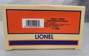Coche de boxeo conmemorativo turbina Lionel calibre tórico Pennsylvania #6-29228 TOTALMENTE NUEVO - Imagen 1 de 4