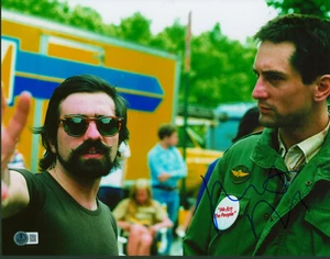 ROBERT DE NIRO Signed 11x14 Taxi Driver Movie Behind Scenes Photo w/Scorsese BAS - Picture 1 of 3
