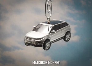 Indus Silver Land Range Rover Evoque Coupe Christmas Ornament 1/76 SUV Adorno - Picture 1 of 10